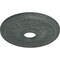 Ekena Millwork Bailey Ceiling Medallion (Canopies up to 5 3/4"), 18"OD x 3 3/4"ID x 1 1/2"P, Athenian Green Crackle CM18BIAGC - alternate 2